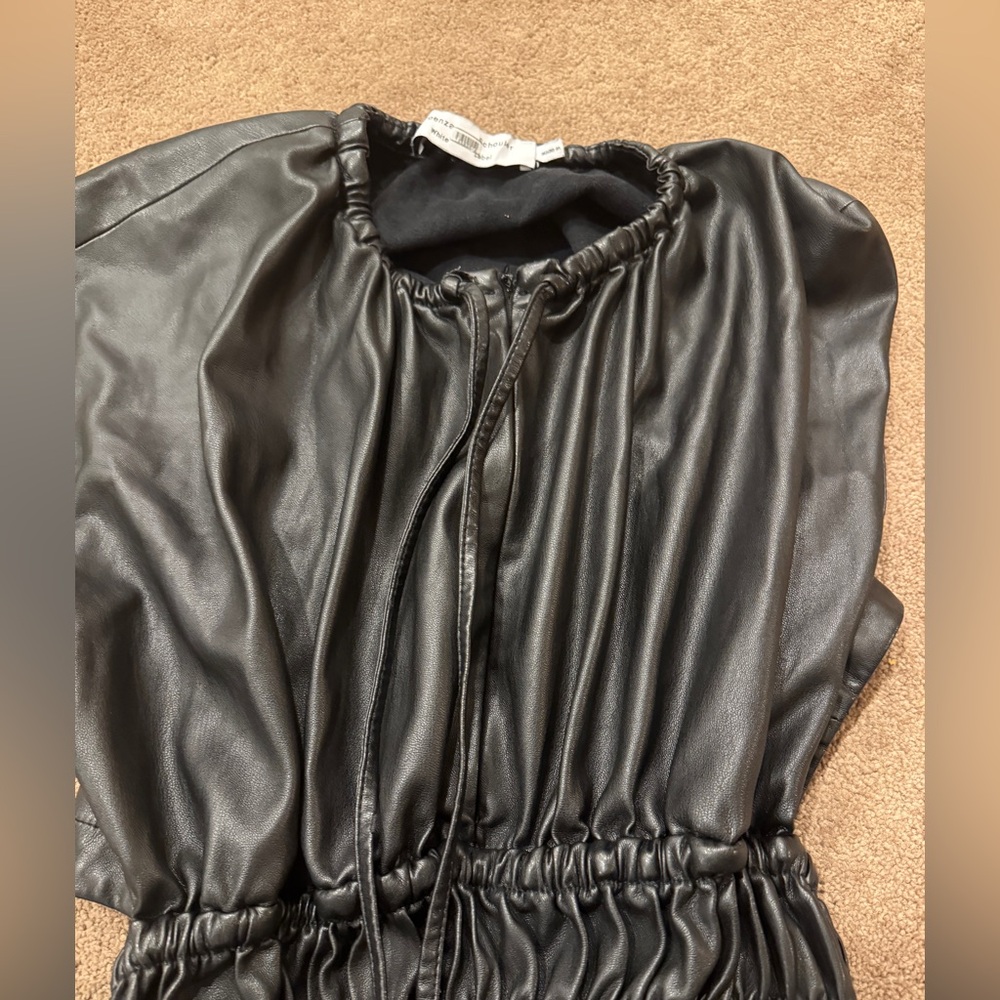 Proenza Schouler White Label Faux Leather Mini Dress - Picture 4 of 8